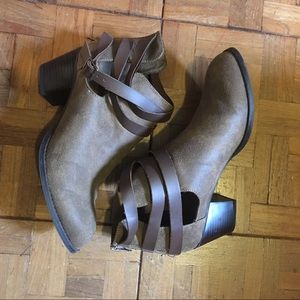 Dolce Vita Vegan Suede Ankle Booties
